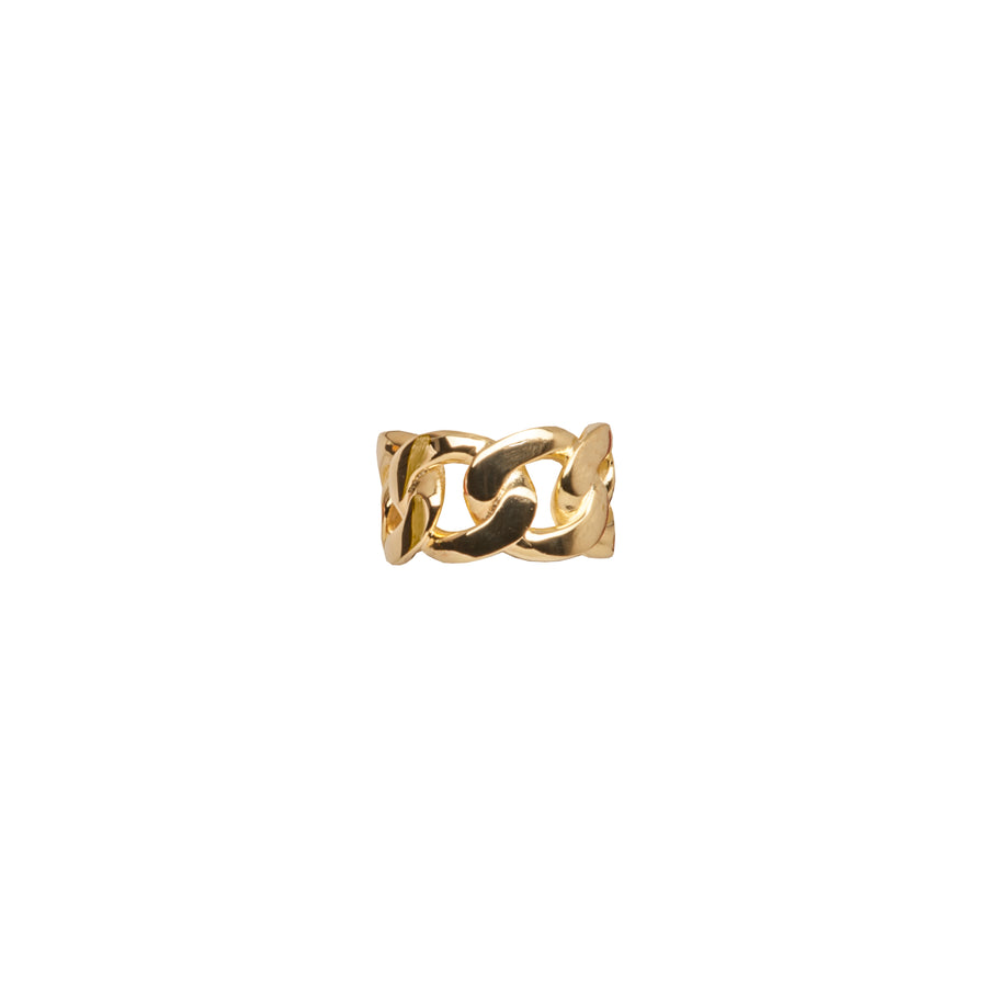Quickly becoming a unisex favourite, this ring made up entirely of a series of signature Lisa Corbo links, giving it a luxe, heavy feel. 