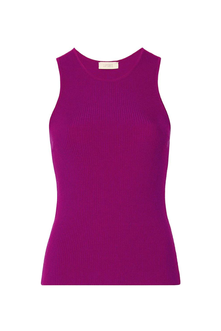 A classic tank with a pop of colour. Slim fitted, at hip length. 